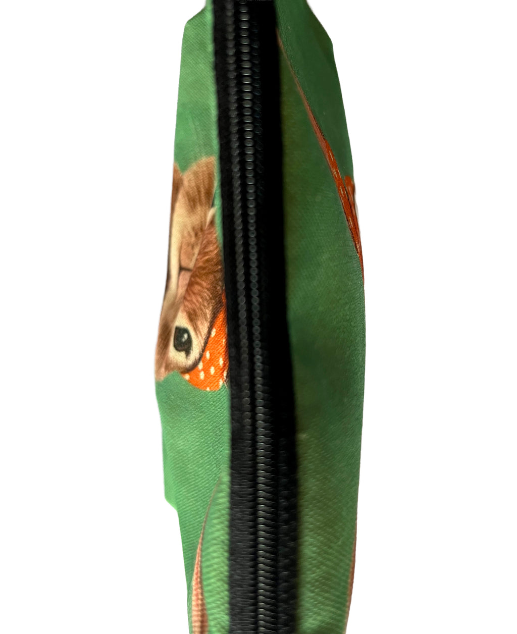 Trousse cosmétiques multi-usages 26*17cm, grand fond de 7cm, impression double face, illustration d'une belle petite lapine !