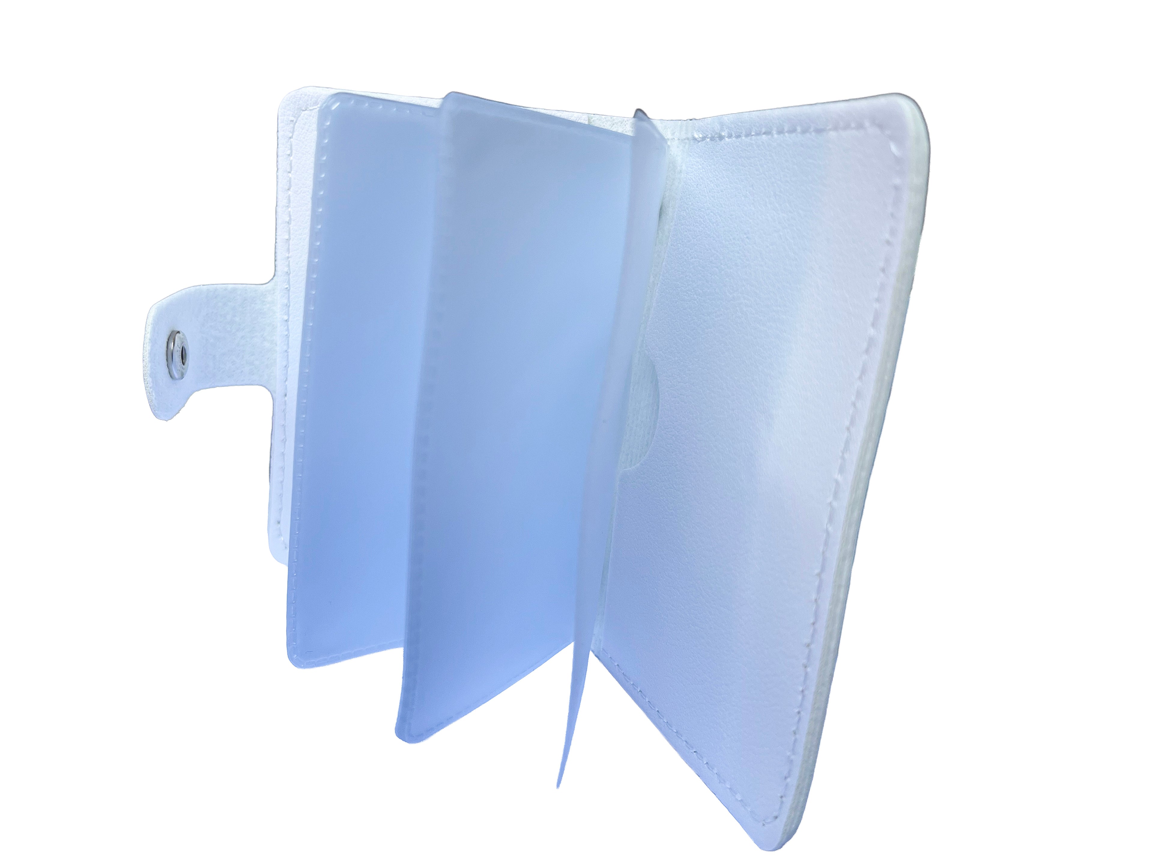 Porte-cartes 12 cartes de crédit ou de fidélité environ format poche couverture simili cuir, Petit Panda adore les bambous